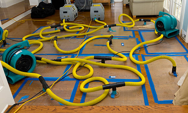 Professional Burst Pipe Water Damage technician working in Glen Ferris, WV